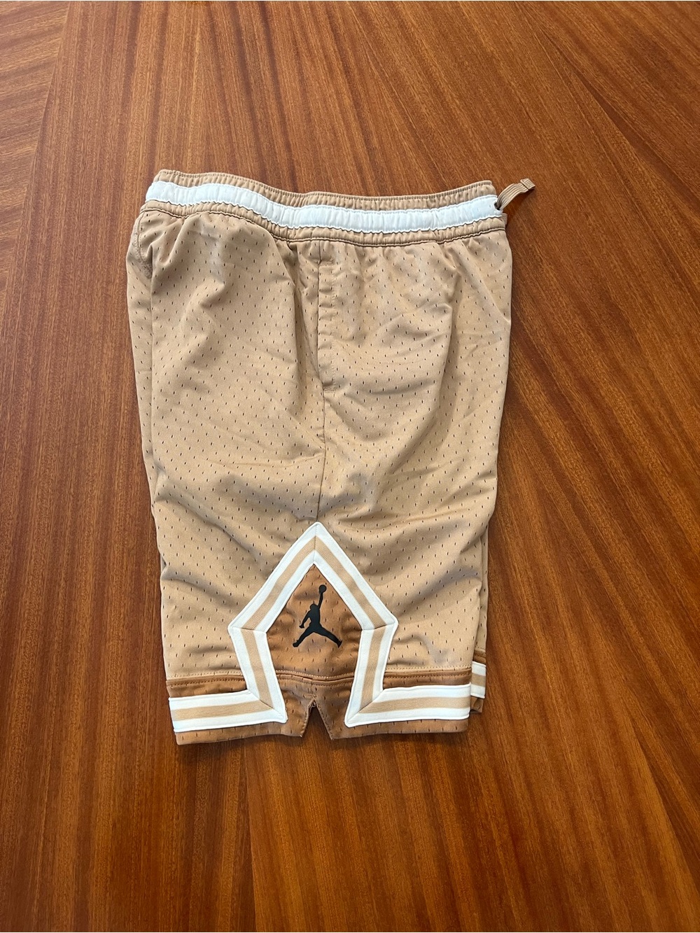 Jordan Kids Beige and White Athletic Shorts